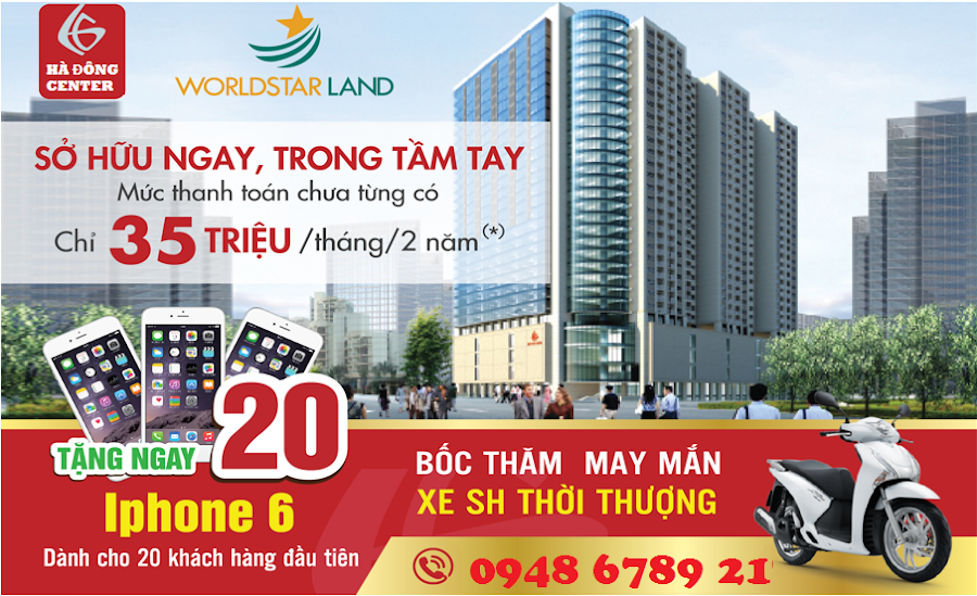 HÀ ĐÔNG CENTER - 110 TRẦN PHÚ Ở NGAY CHỈ VỚI 882 TRIỆU