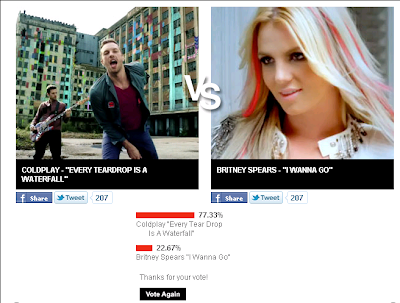 Britney Vs. Coldplay on FUSE Tv