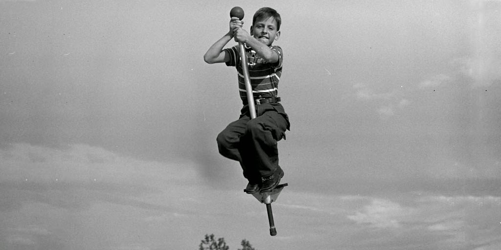 What is the kids' world record for pogo stick jumps?