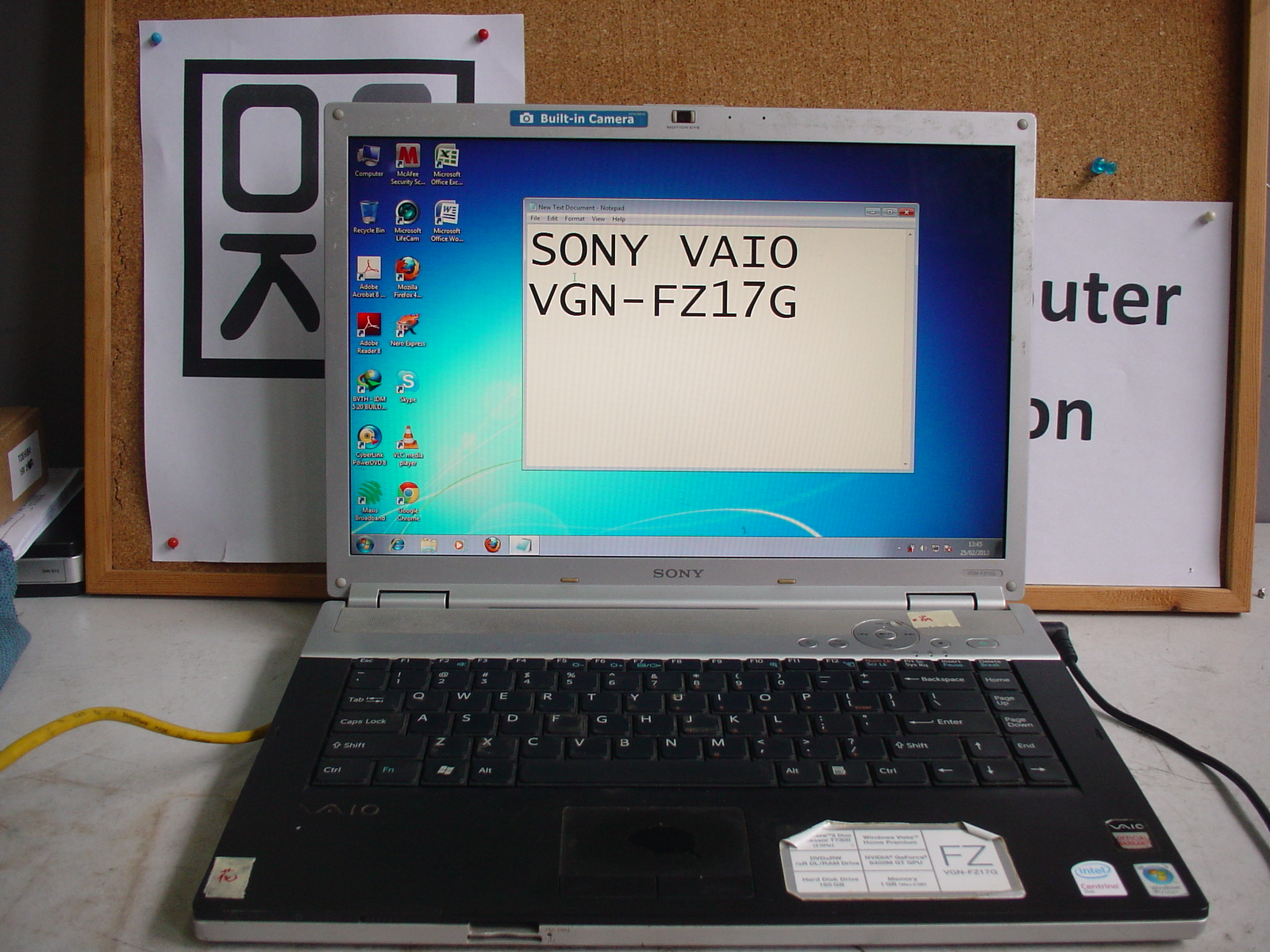 Repair motherboard laptop Sony Vaio