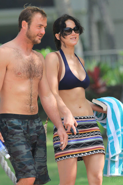 Jennifer Lawrence Bikini Candids