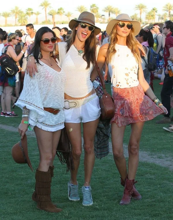 Alessandra Ambrosio at the 2014 Coachella Music and Arts Festival