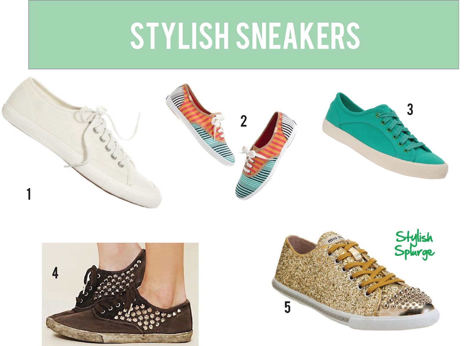 stylish sneakers with support