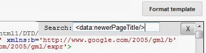 Cara mengganti Tulisan Posting Baru, Beranda, Posting Lama di Blog Menjadi Gambar atau Tulisan charticha.blogspot.com/