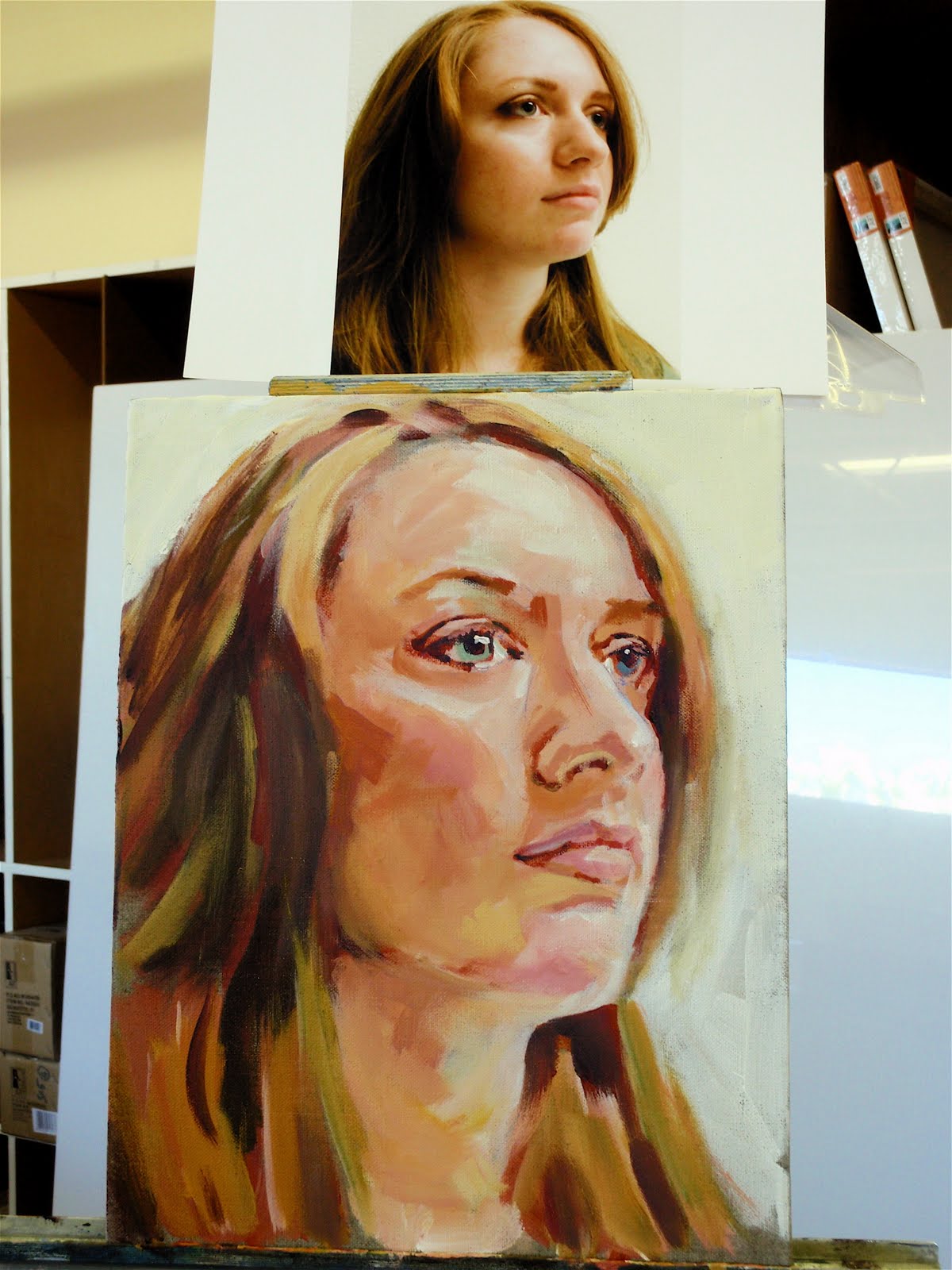 David Lobenberg: Last week's Lobenberg acrylic portrait workshop