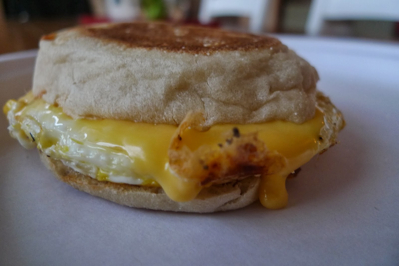 siriously delicious Egg & Cheese on a Roll