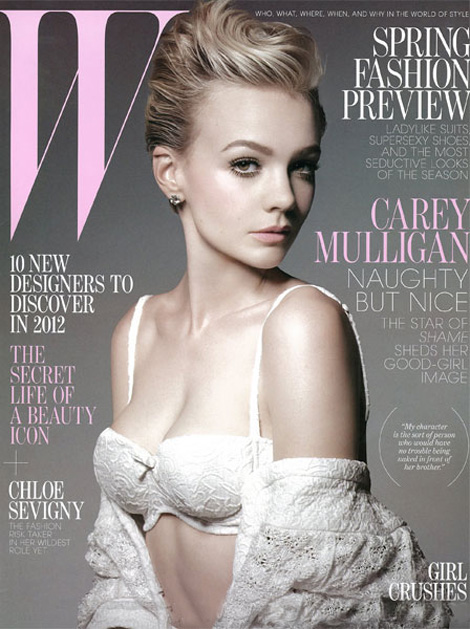 Carey Mulligan W Magazine January 2012