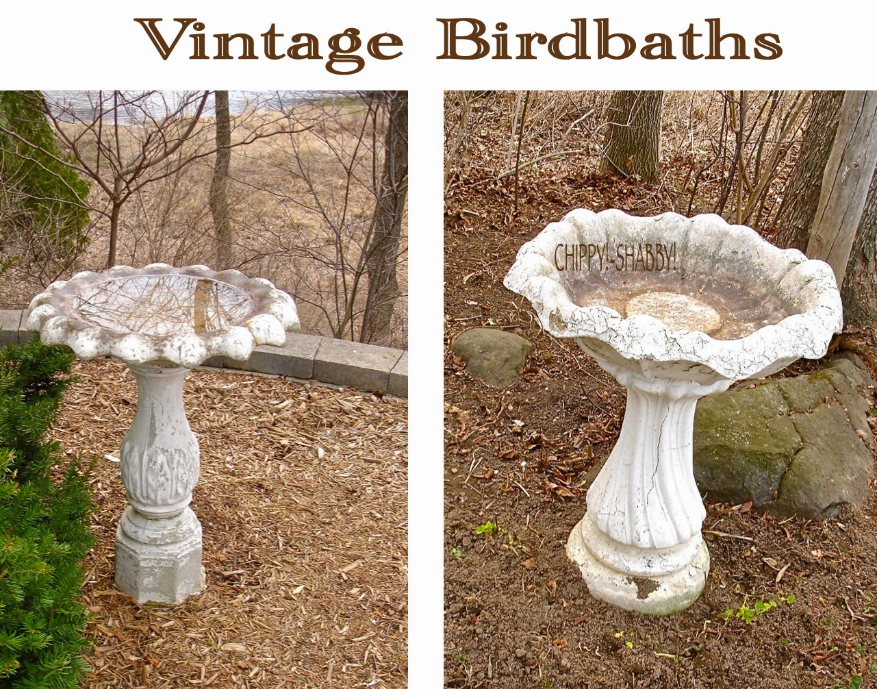 Vintage Bird Bath Concrete at Robert Greene blog
