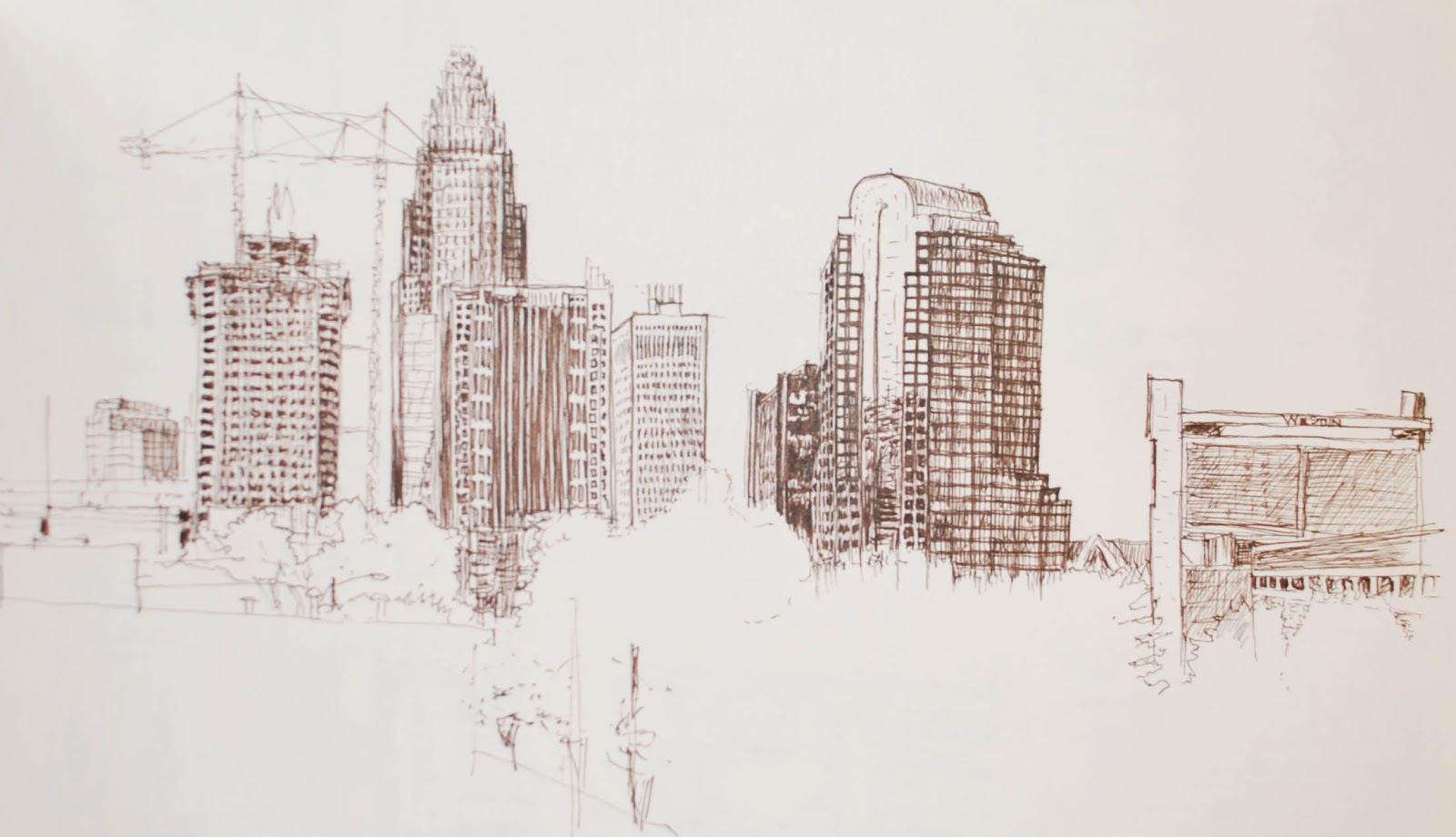 north america sketch