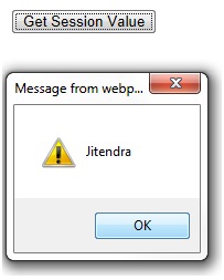 Getting Session value using JavaScript. Getting Session value using JavaScript.