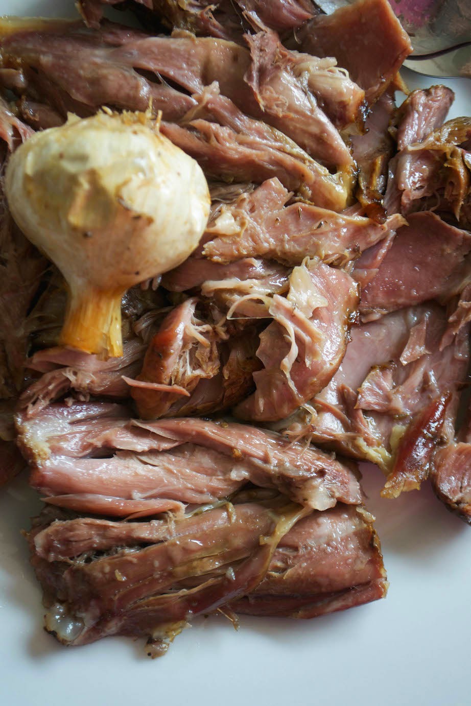 COMFORT BITES BLOG Slow Cooker Garlic Lamb Shanks with Lemon Dressing