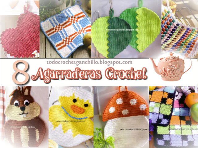 Agarraderas Crochet con esquemas / DIY | Todo crochet Agarraderas Crochet con esquemas / DIY | Todo crochet