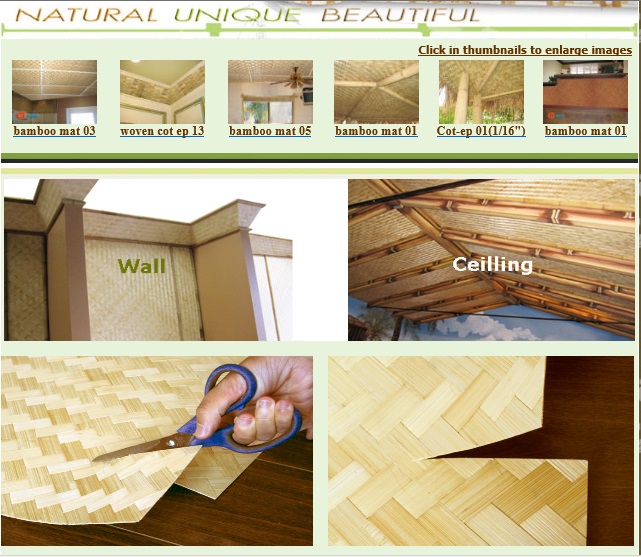 Quality Bamboo and Asian Thatch Bamboo MattingBamboo Weave Mat/Woven