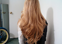 Goody Brush back of hair after Goody brush