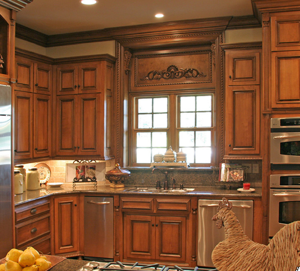 Kitchen Cabinets with Wood