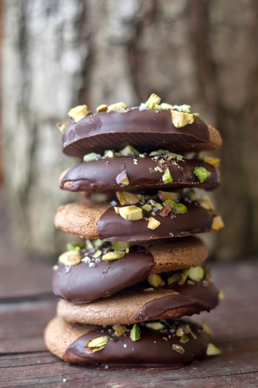 Gezouten pistache Nutella cookies