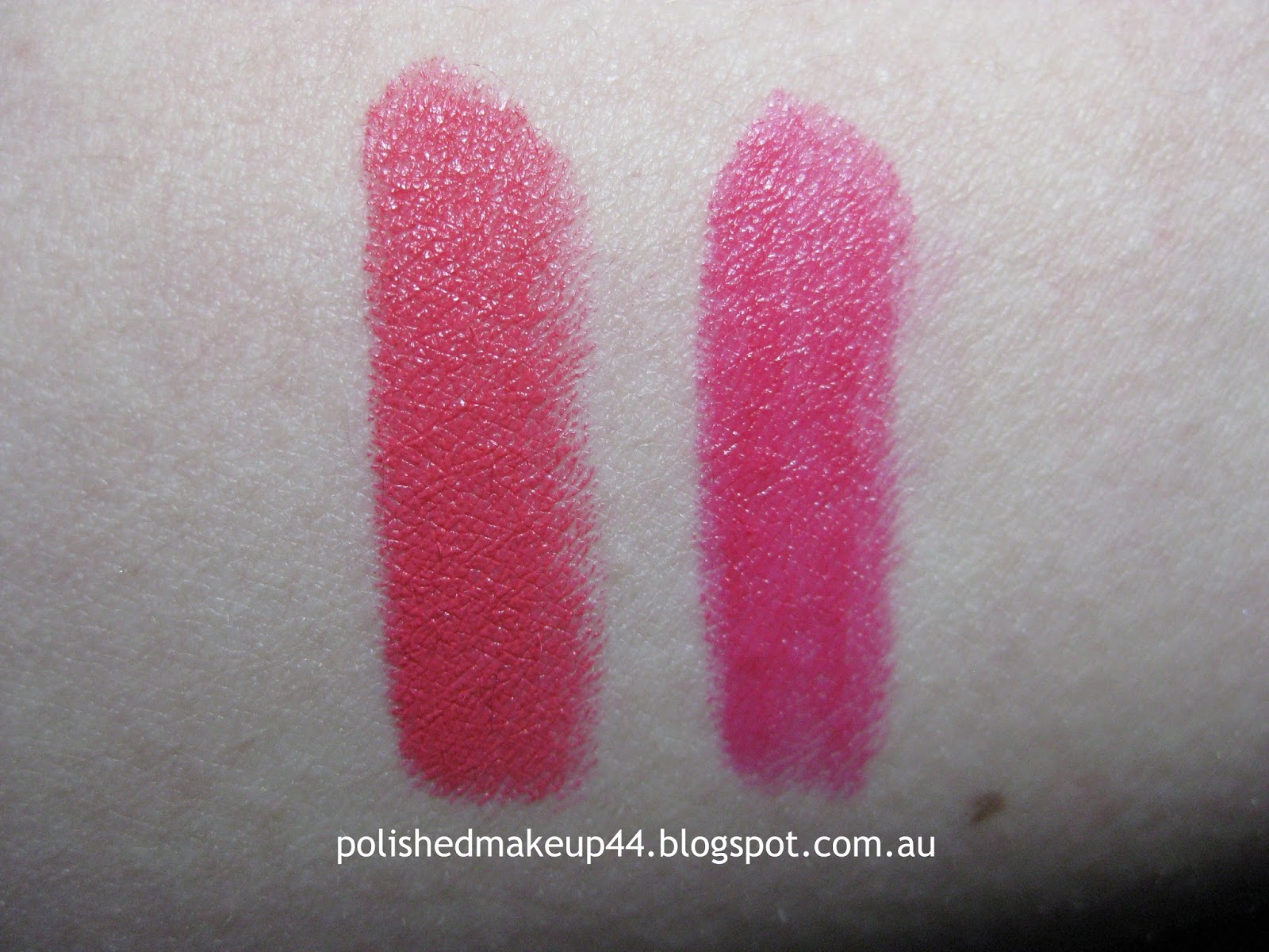 Polished Makeup Dupe Test Mac Impassioned Vs Maybelline Vivid Rose
