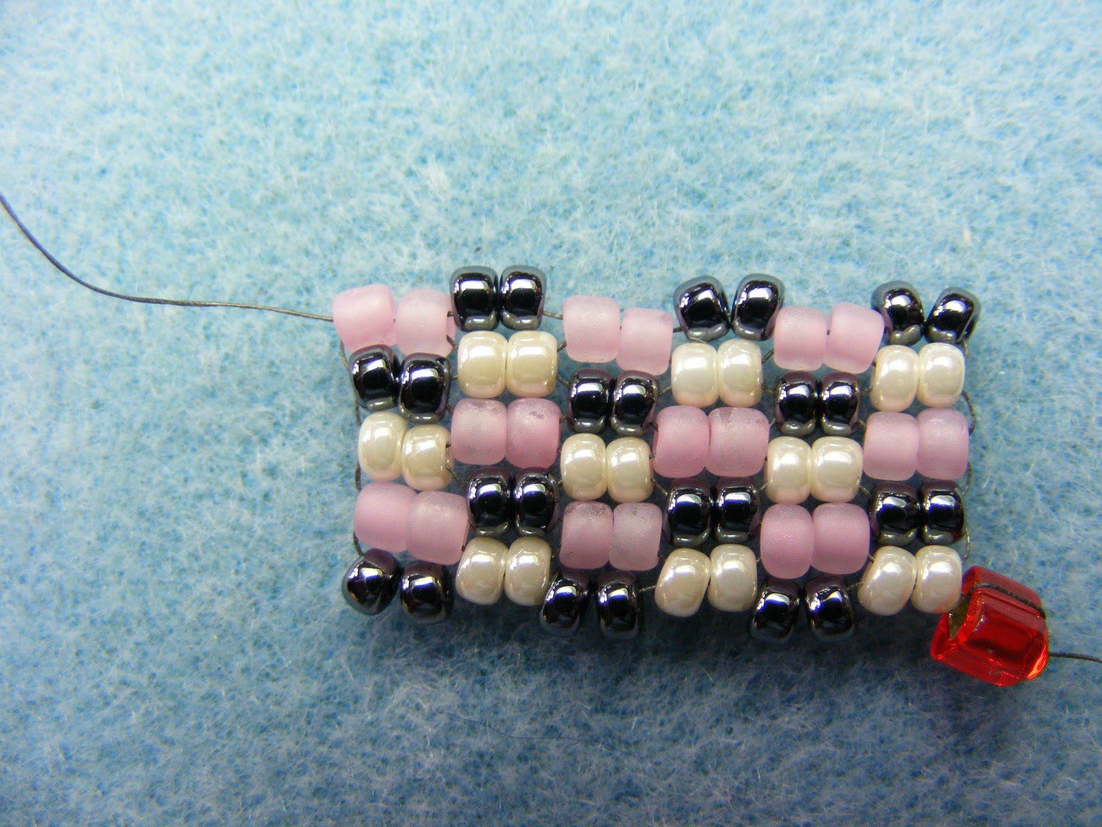 LINDA'S ART BARN Tutorial TwoDrop Peyote Stitch