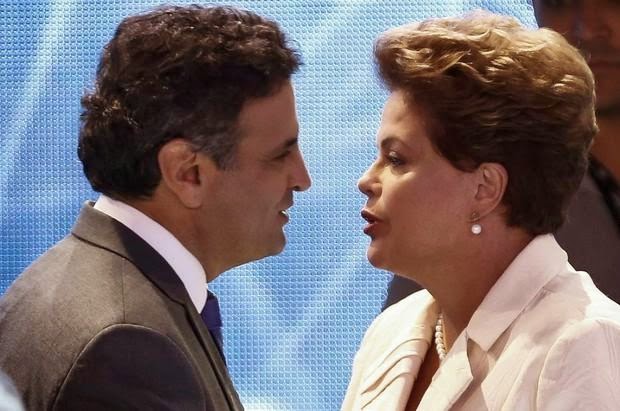 Nível de rejeição de Aécio piora no Nordeste e de Dilma melhora no Sudeste