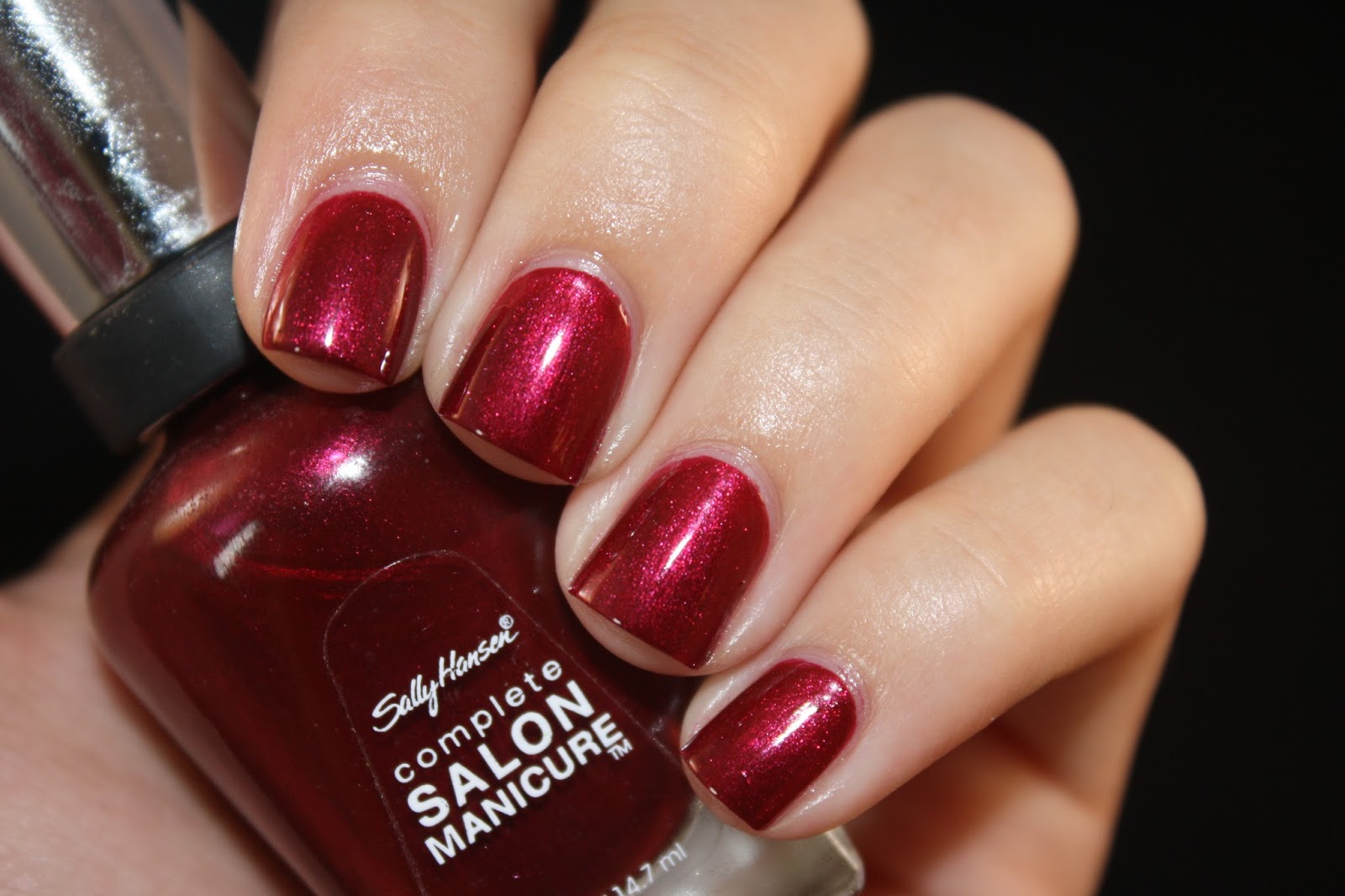 5. Sally Hansen Complete Salon Manicure Nail Polish - Wine Not - wide 4