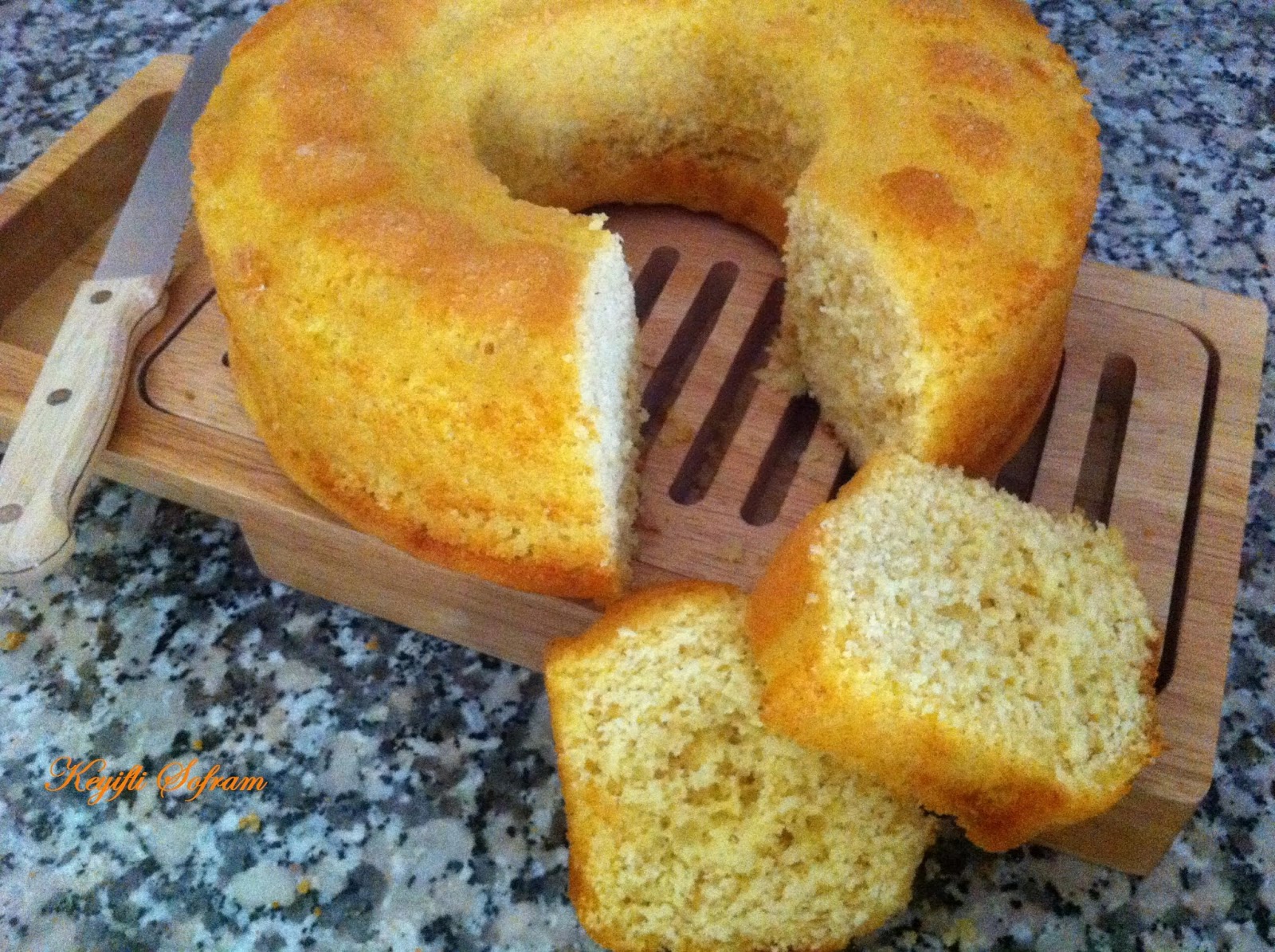KEYİFLİ SOFRAM MISIR UNLU KEK