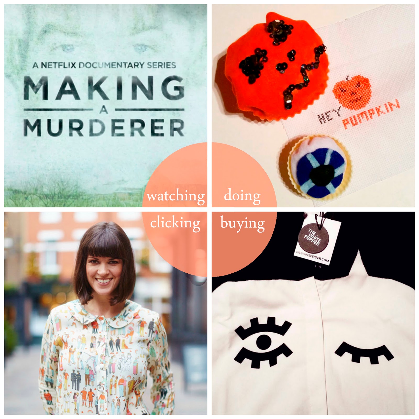 Helen's January Round Up Round up, best bits, blogger favourites, January 2016, Making a Murderer, Say It ain't sew Dundee, Dundee Sewing club, The Whitepepper, BOB by Dawn O'Porter, The Equality Collection
