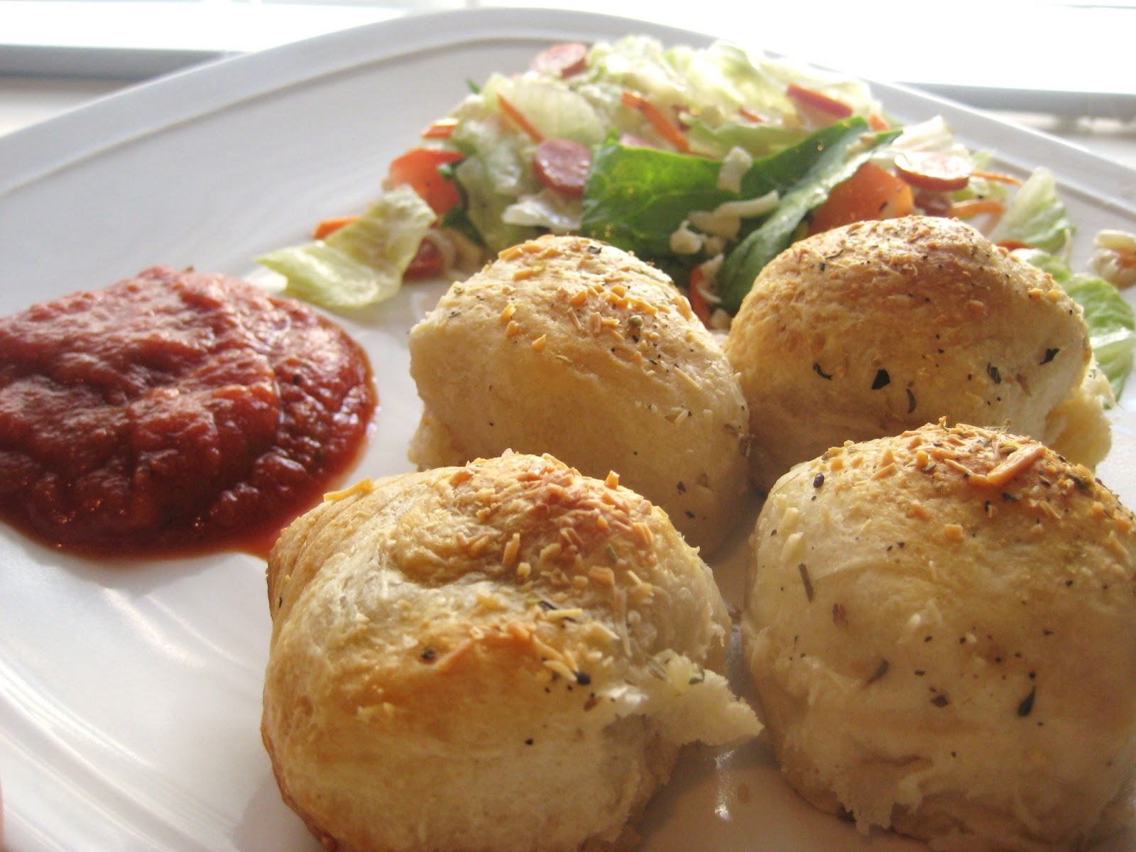 Britt's Apron Cheesy Meatball Bites