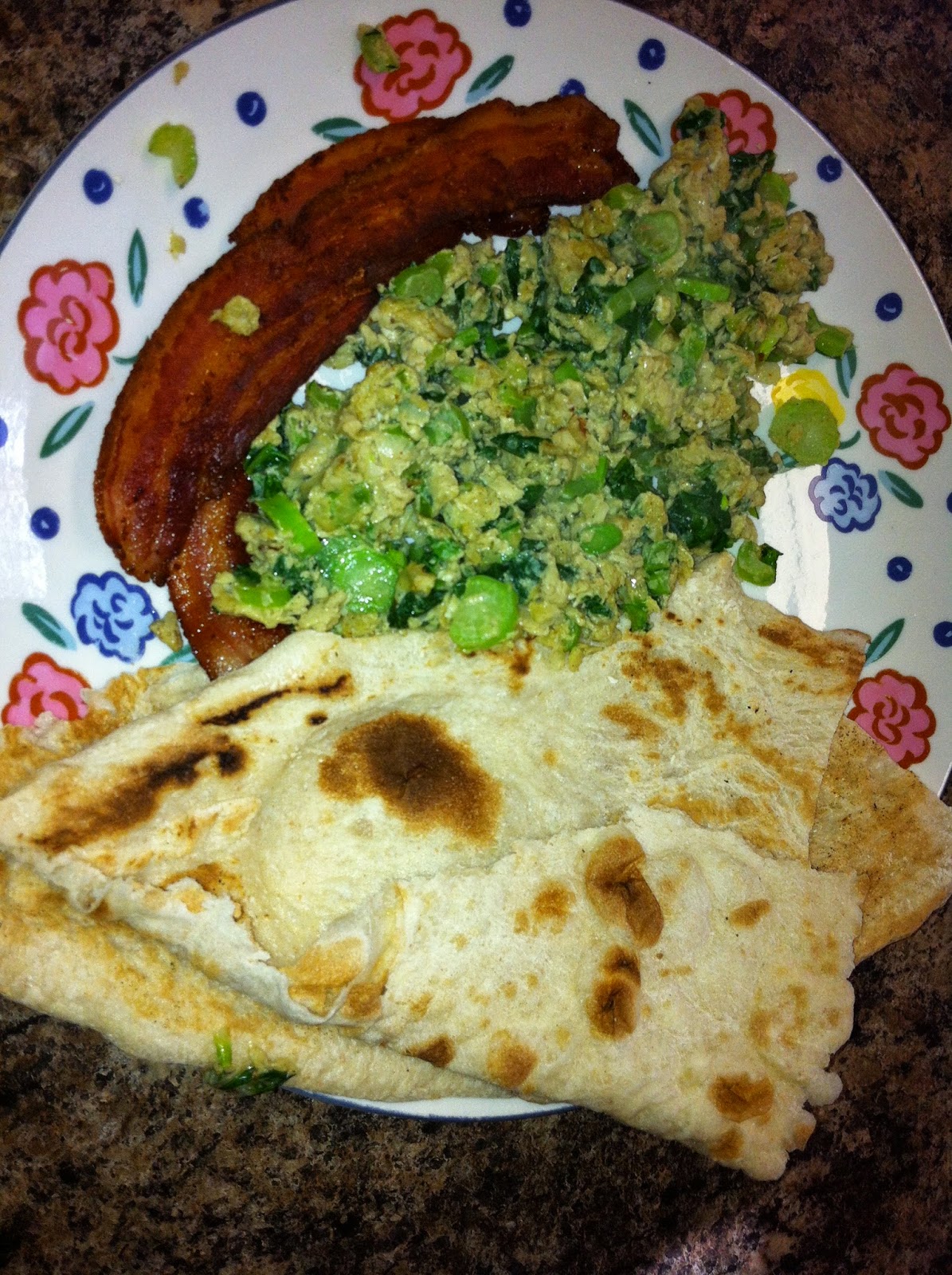 Wade's Global Kitchen Jamaican Jerk Scrambled Eggs with Chinese Yu