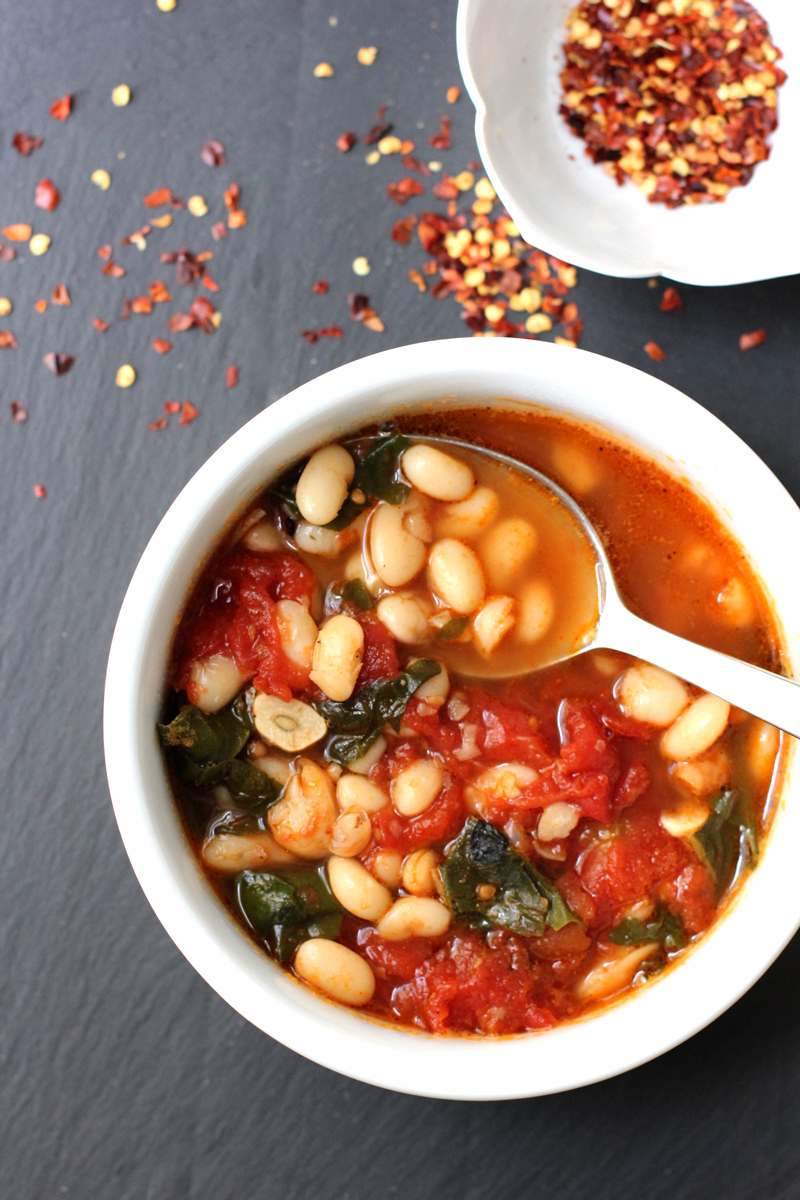 Tomato and White Bean Soup Field Bee * A Food Blog