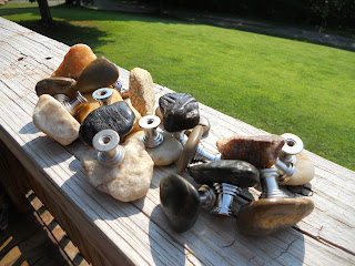 Rock Cabinet Knobs And Drawer Pulls Custom Orders For River Rock