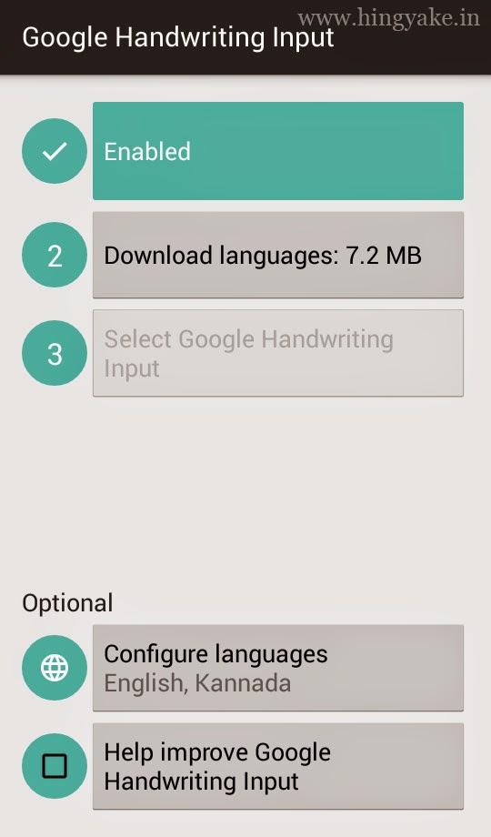 Google Handwriting Input guide download