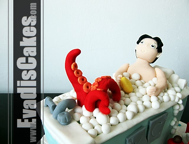 Full view picture of Bathing Time Monster Cake