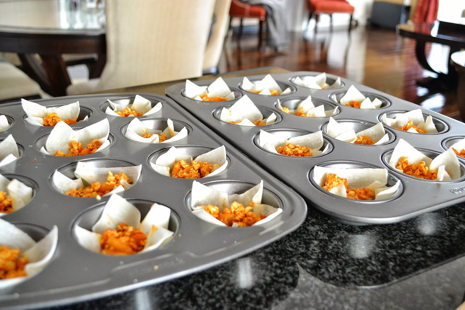 ...with a lil' twist {Mini} Korean Barbecue Tofu Tacos