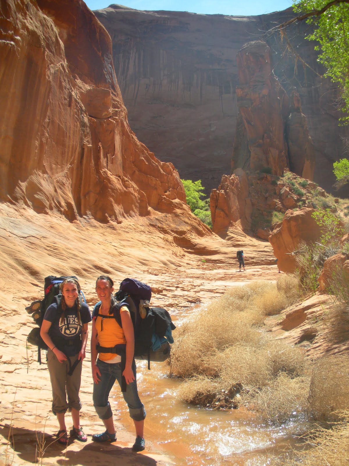 Alicia Backpacking Coyote Gulch!