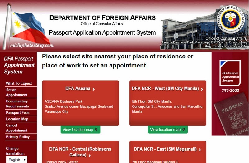 Michi Photostory How to Set a DFA Passport Appointment Online