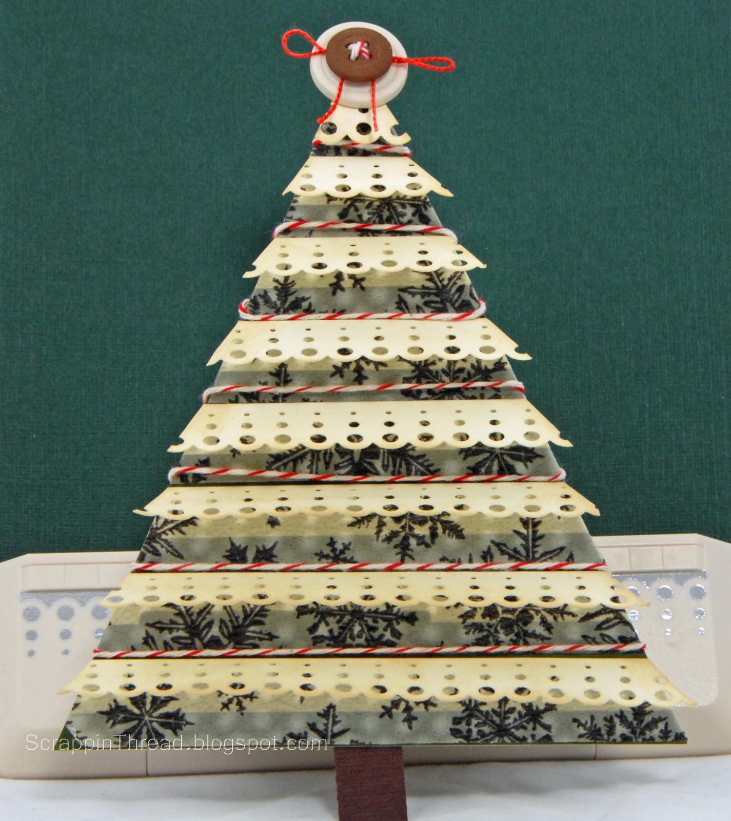 Paper and Fiber Arts Trees Made With Martha Stewart and EK Success