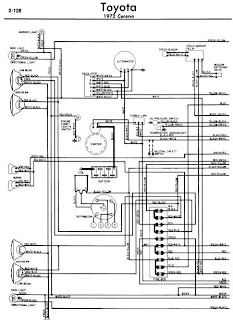 repair-manuals: Toyota Corona 1972 Wiring Diagrams