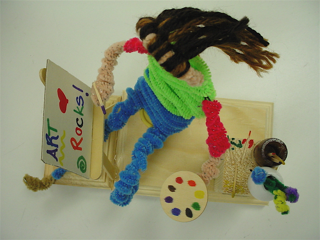 ABC School Art: Wire Sculptures - (5th)