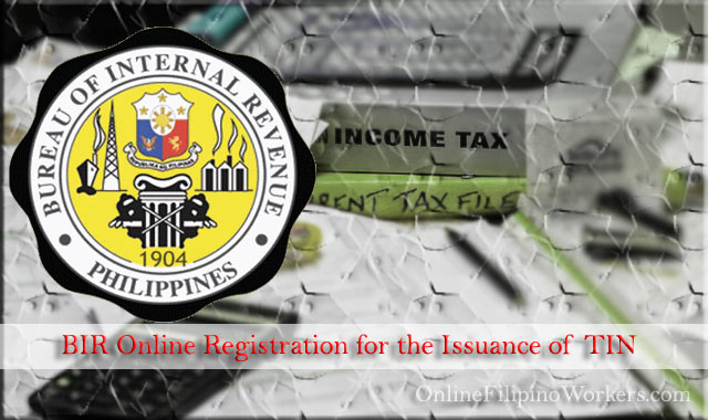BIR Resumed Online Registration for the Issuance of TIN 