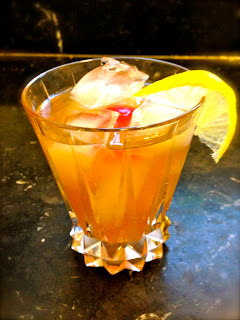 Kicked up Amaretto Sour - The Bourbon Bee