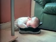 Bayi Tidur di Sepatu