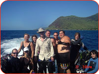 The Island Divers Hawaii scuba diving club is a rowdy but fun group!