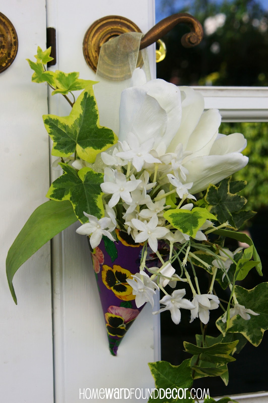 Tutorial May Day Baskets! homewardFOUND decor