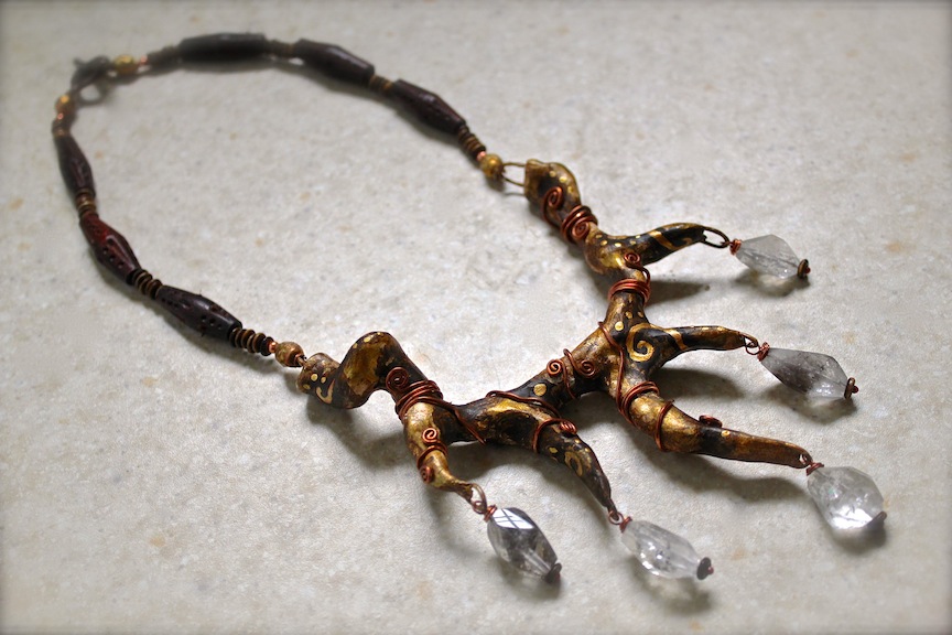 The Writing and Art of Andrew Thornton Tribal Root Necklace...