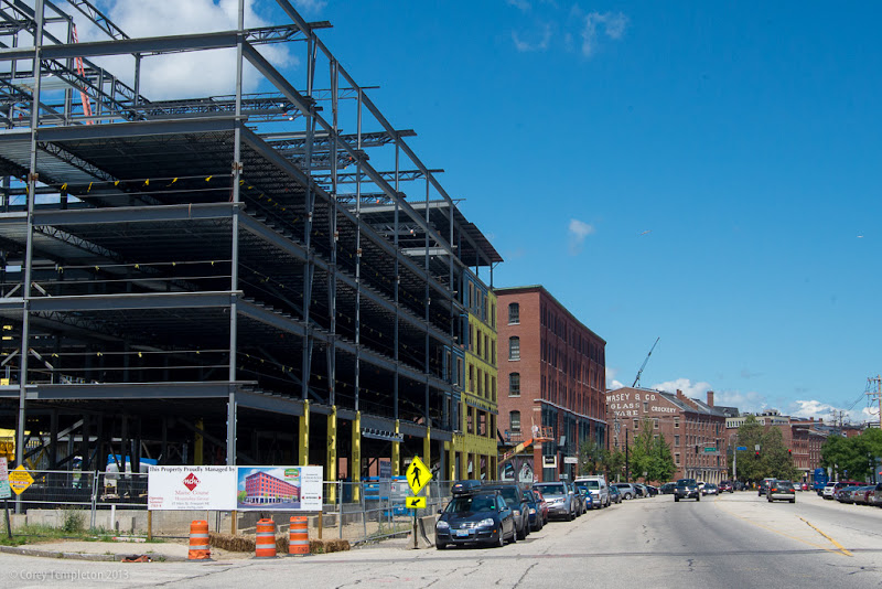 Courtyard by Marriott Hotel Construction. Portland, Maine. July 2013. Photo by Corey Templeton.