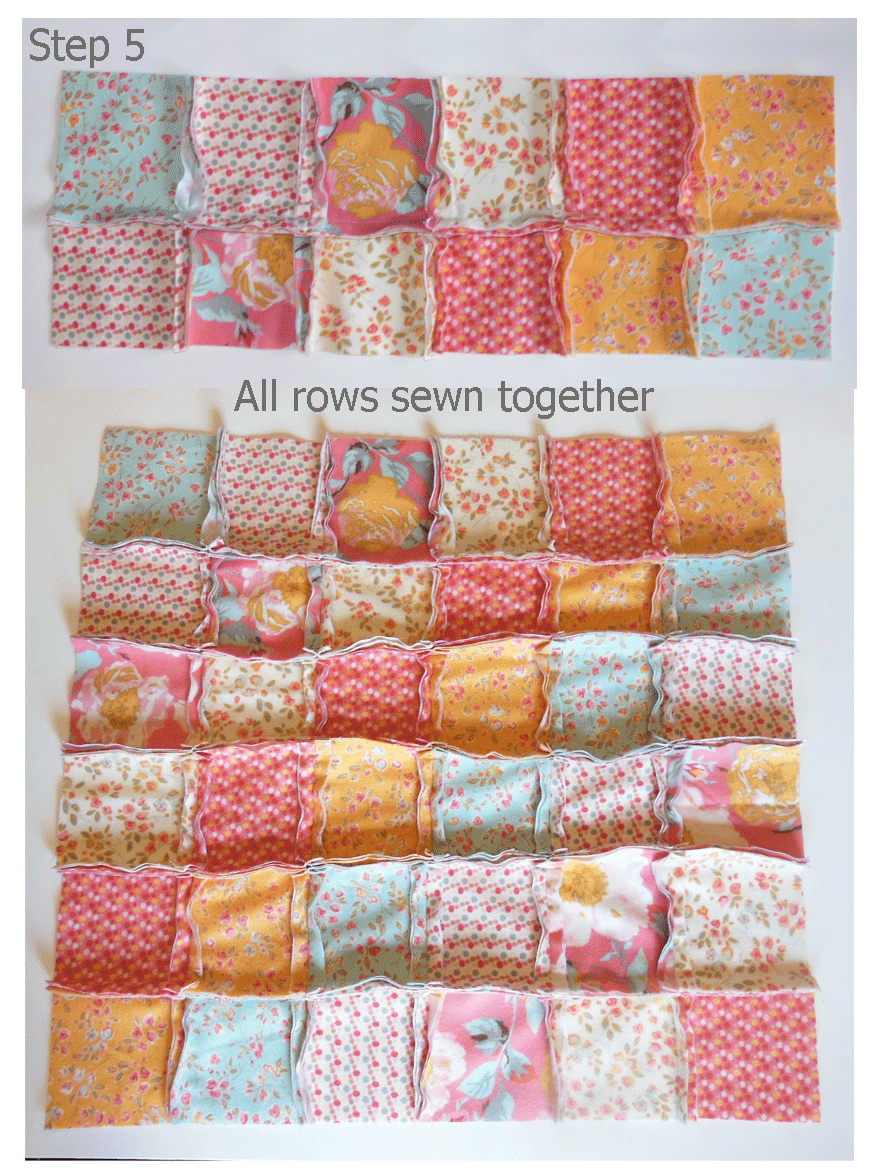 My Fabric Obsession Easy Doll Rag Quilt & Pillow Tutorial