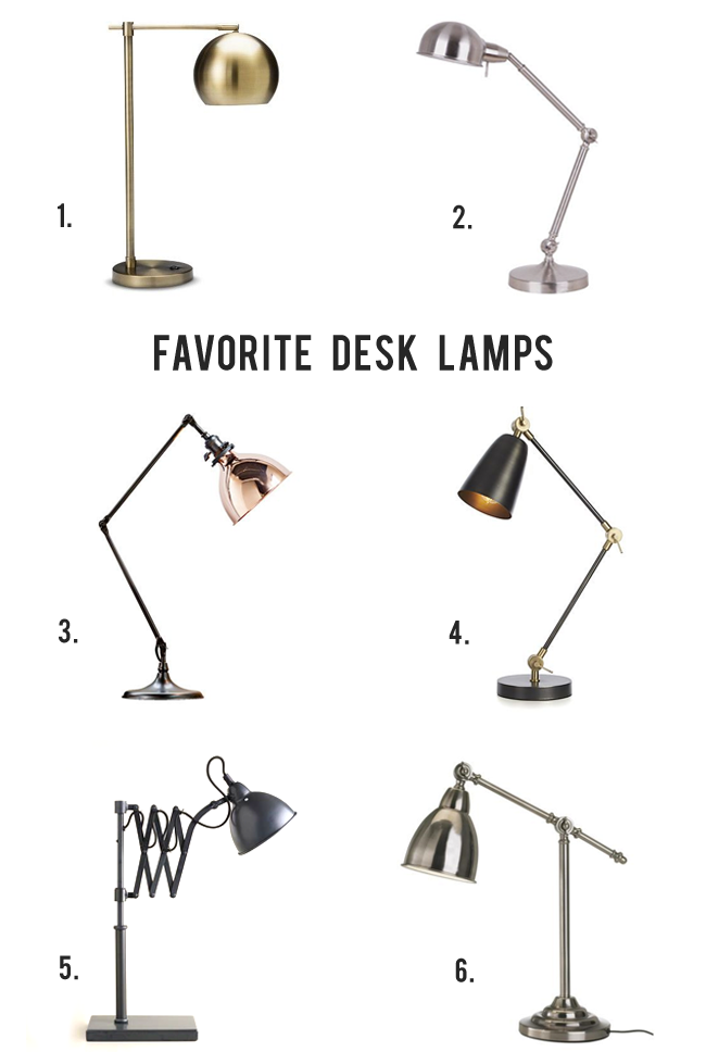 Bubby and Bean Living Creatively Our Favorite Modern Desk Lamps