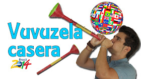 Vuvuzela Casera para el Mundial de Brasil 2014, experimentos caseros, vuvuzela casera, vuvucela casera, mundial, mundial brasil, mundial brasil 2014, brasil 2014, experimento, experimentos, inventos caseros, inventos sencillos, inventos para niños, experimentos para niños, experimentos fáciles, inventos fáciles