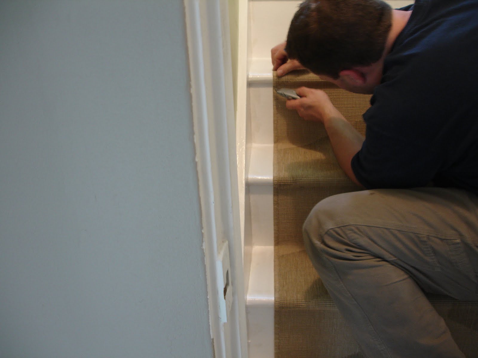 loft & cottage diy nailhead stair runner