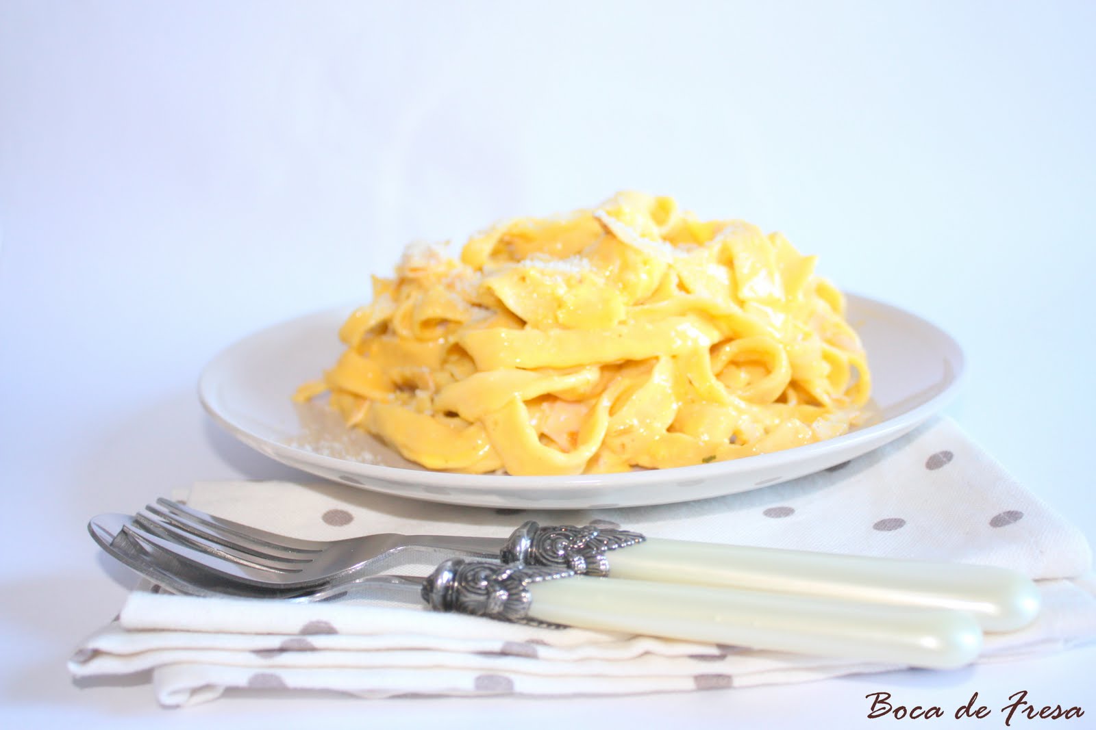 ♥ Boca de Fresa Pasta fresca al huevo (Pasta fresca all' uovo)